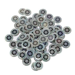 EMF Protection Autocollant Anti Radiation T&eacute;l&eacute;phone Portable Autocollant Argent - Neuf