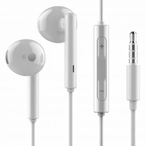 Ecouteurs st&eacute;r&eacute;o Mini Jack Compatible avec Micro pour Smartphones Blanc Hobby Tech - Neuf