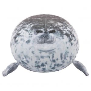 Oreiller En Peluche Phoque, Coussin Phoque Potel&eacute;, Jouet D'Oreiller Animal En Peluche Mignon, Cadeau D'Anniversaire, Cadeau De La Saint-Valentin, - Neuf