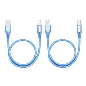 JGD-Lot de 2 c&acirc;bles d'imprimante USB 2.0 haute vitesse - USB 2.0 A m&acirc;le vers B m&acirc;le - Pour imprimante HP, Epson, Canon, Dell, Brother, Samsung, DAC, etc - Neuf
