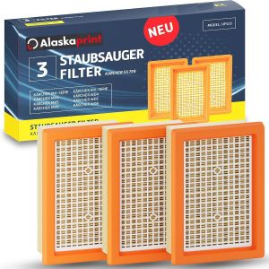Lot De 3 Filtres Compatibles Avec Les Aspirateurs Kärcher Wd5, Wd4, Wd6, Mv4, Mv5 Et Mv6 Compatibles Avec Les Aspirateurs Multifonctions Kärcher - Filtre Plissé Plat Contre Les Pou[SSE7113189] - Neuf