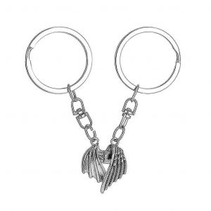 Ange D&eacute;mone Ailes Pendentif Porte-Cl&eacute;s Aimant Assorti Porte-Cl&eacute;s Voiture Porte-Cl&eacute;s - Neuf