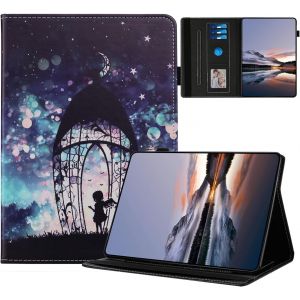 Kal-Cover Pour Samsung Galaxy Tab A 10.1 2016 Coque Étuis Housse Sm-T580 T585 Pu Cuir Flip Peint Motif Support Protection Tablette Pour Samsung Galaxy Tab A 10.1 2016 Cover,Anges - Neuf