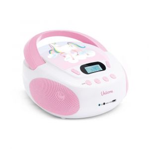 Lecteur CD MP3 Unicorn enfant avec port USB - Neuf