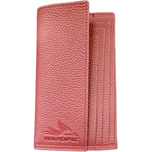 Portefeuille Serveur, Serveuse, Véritable Cuir De Buffle Premium, 5 Compartiments, Porte Billet, Cb, Ticket Restaurant, Chèque Vacances (Marron) - Neuf