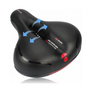 Coussin De Selle De Vélo En Mousse À Mémoire De Forme Ultimate Comfort ¿ Imperméable, Absorbant Les Chocs, Antidérapant, Universel Pour Tous Les Vélos - Neuf