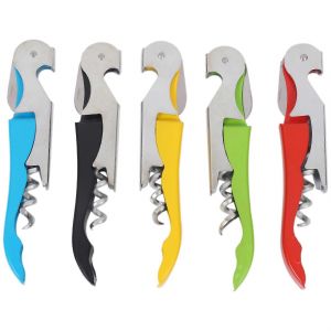 Lot De 5 Tire-Bouchons Heavy Duty Wine Opener Set Avec Coupe-Feuille Et Cl&eacute; &Agrave; Vin Pour Ouvre-Bouteille Pour Serveurs - Neuf