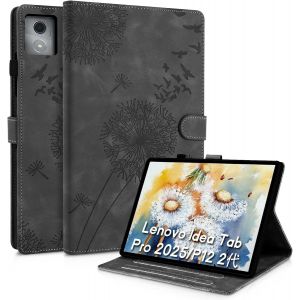 Coque Lenovo Tab Pro 12.7 Pouces 2025 Pissenlit Housse En Tablette Cuir Tpu Cover Case &Eacute;tui Housse De Protection Pour Lenovo Idea Tab Pro 2025 Noir - Neuf