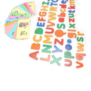 Jouet De Correspondance De Lettres Pour Enfants, Améliore La Vitesse De Lecture, Lettres De L'alphabet Magnétiques Sûres Pour L'apprentissage Précoce À L'école - Neuf