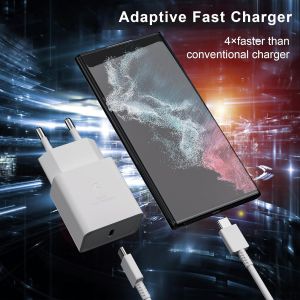 2 Pack Chargeur Rapide De 15 Watts Cordon De Charge Pour Samsung Galaxy A54 A53 A34 A33 A20 A20e A14 A13 M54 M53 M34 M33 M14 M13 S8 S9 S10 S20 S21 Fe Ultra Plus, Usb C Chargeur Type C Telephone - Neuf