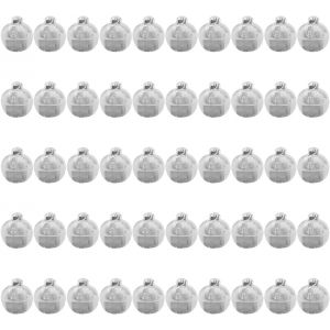 SJZG-Lot De 50 Mini Lumi&egrave;res Led Rondes Sans Fil Pour Ballons, Petites Lanternes En Papier Individuelles, Petites Lumi&egrave;res Led Pour La Maison, No&euml;l, Mariage, F&ecirc;te D'Anniversaire, D&eacute;coration - Neuf