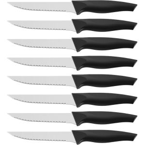 Couteau A Steak,8 Couteau Steak,Couteau De Table Acier Inoxydable,Couteaux De Table,Couteaux A Steak,Couteau &Agrave; Steak,Couteau Viande,Couteau Steak De Table,Lavable Au Lave-Vaisselle - Neuf