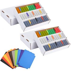 Chenquansarl-Boîte De Rangement Pour 4 000 Cartes À Collectionner, Cartes En Vrac Pour Cartes Mtg, Baseball, Football, Basket-Ball ¿ Boîte De Rangement Durable Pour Cartes À Manches, Tapis De Jeu Et - Neuf