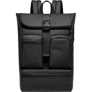 Acdsgd-Sac &Agrave; Dos Ordinateur 15.6 Pouces &Eacute;tanche Sac &Agrave; Dos Velo Sac Ordinateur Femme Homme Elegant Pour Loisir Randonn&eacute;e Camping Voyage College Travail-Noir - Neuf