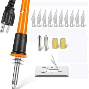 Couteau Chauffant &Eacute;lectrique - Outil De D&eacute;coupe De Pochoirs &Agrave; Chaud - Couteau Chauffant Multifonctionnel Pour La D&eacute;coupe Du Plastique - Prise Us - Neuf