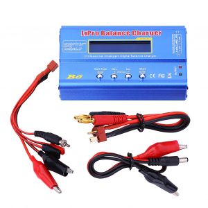 Chargeur Equilibre Numerique Pour Batterie Lipo Rc, Accessoire De Telecommande Avec Cables Et Prise En T - Neuf