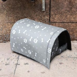 Maison Pour Chat En Plein Air Imperm&eacute;able Le Plus Chaud En Plein Air Abri Pour Chat Lavable R&eacute;sistant Aux Intemp&eacute;ries Animal De Compagnie (Gray-Hao - Neuf