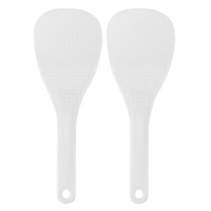 2X Cuillere A Riz en Plastique Blanc de Cuisine - Neuf