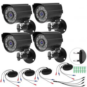 Camera dome de securite CCTV NTSC 4 en 1 AHD TVI CVI CVBS IR 5 MP HD (UE 100-240 V) - Neuf