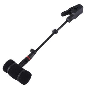 Support de microphone de saxophone pour support de micro d'instrument de vent Support de microphone Mini support de montage antichoc - Neuf