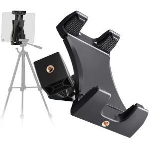 KALANKA-Support de tr&eacute;pied pour Tablette iPad - Adaptateur de Fixation - Compatible avec Perche &agrave; Selfie - pour Appareil Photo - Monopode - pour iPad Pro iPad Air iPad Mini - 4,7 &agrave; 12,9 - Neuf