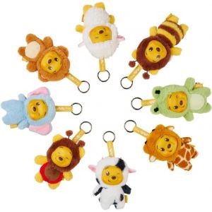 Peluche Mystere - Disney Yuyus - Porte-cl&eacute;s Winnie L'ourson 12 Cm (al&eacute;atoire) - Neuf