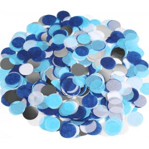 Confettis Anniversaire - 5000Pcs Confettis Mariage Decoration De Table Anniversaire Papier Et Feuille Flashy Rond Confetti pour Carnaval,Noël,Halloween,Bapteme - BY Vcostore - Neuf