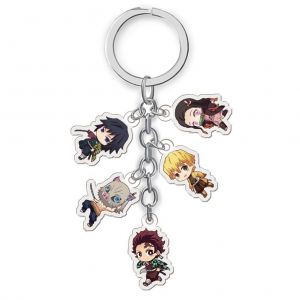 Porte-Cles Decoratifs En Acrylique Avec Personnages De Dessins Animes, Ornements Suspendus, Pendentifs Transparents - Neuf