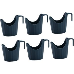 Lot De 6 Porte-Gobelets Isothermes Pour Bureau, Décoration De Bureau, Gobelets À Vin, Porte-Gobelets En Papier, Gobelets À Café, Manchon Anti-Brûlure - Neuf