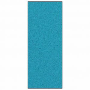 Tapis D'entr&eacute;e Rectangulaire Moderne Int&eacute;rieur Ext&eacute;rieur 120 X 300 Cm Durable Antid&eacute;rapant En Polyamide Cyan Helloshop26 02_0057952 - Neuf