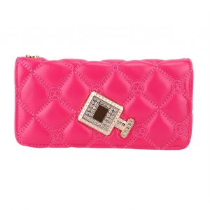 HJLIAN Portefeuille a boucle tendance pour etudiante, motif bouteille de parfum, porte-cartes (rouge) - Neuf