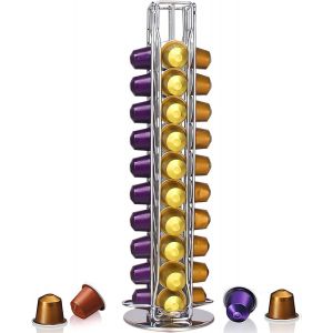 Porte-Capsules Rotatif Droit Pour 40 Capsules De Café Nespresso (Nespresso-40) - Neuf