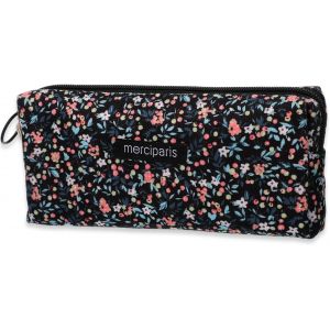 TIANYI-1 trousse de rangement portable pour stylos, trousse de maquillage, fournitures de bureau, trousse de maquillage, sac de rangement esthétique, simple, sac de rangement floral, pochette - Neuf