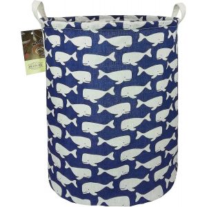 Grand Tissu Toile Léger Panier De Rangement / Organisateur De Jouets / Vêtements Sales Pliable Imperméable - Neuf