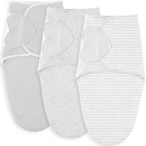 Sacs De Couchage Pour Bébés Sac De Couchage Pour Nouveau-Né De 0 À 6 Mois 100% Coton Né Garçon Et Fille Puériculture Bebe (Gris) - Neuf