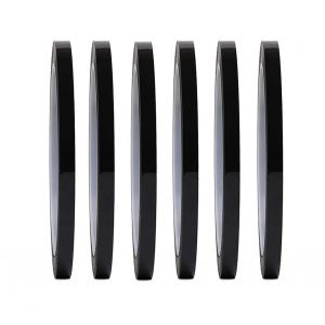 lbgwp60-6 Rouleaux De Ruban Adhésif Pour Art Graphique, Noir, 5 Mm X 66 M, Effaçable À Sec, Parfait Pour Tableau Blanc - Neuf