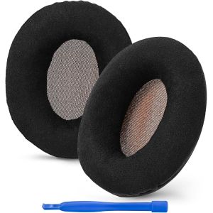 KAL-Coussinets De Rechange Pour Casque Sennheiser Momentum On-Ear, Momentum 2.0 On-Ear, Hd1 (Velour/Noir) - Neuf