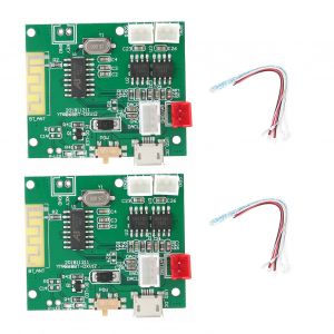 1 paire de modules d'amplification de puissance, carte d'amplification audio stereo, haut-parleur pour Bluetooth 5.0 TWS 3,7 a 5 V - Neuf