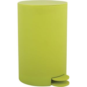 , Poubelle &Agrave; Cosm&eacute;tiques Mod&egrave;le Osaki, 3 Litres, Couvercle, Poubelle &Agrave; P&eacute;dale Pour Toilettes Salles De Bain, Compact, Petit Espace, Avec R&eacute;cipient Int&eacute;rieur Amovible, Vert - Neuf