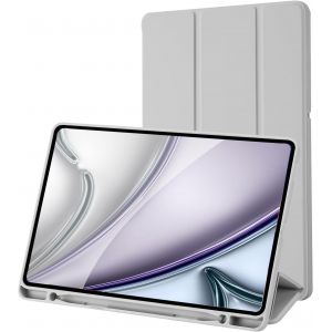 Coque Compatible Avec Samsung Galaxy Tab S6 Lite 10,4 Pouces 2024/2022/2020 Sm-P620N/P625N/P610/P613/P615/P619 Avec Porte-Stylet, &Eacute;tui Housse De Protection, Veille/R&eacute;veil Automatique (Gris) - Neuf