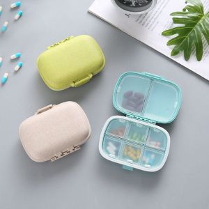 Pack De 3 8 Compartiments De Voyage Pilule Organisateur Étanche À L'humidité Petite Poche Pilule Boîte De Sac À Main Pilule Tous Les Jours Des Cas Portable Contenant Du Médicament - Neuf