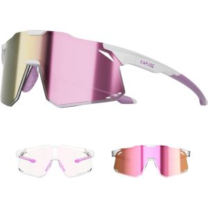 Lunette De Cyclisme Photochromique Homme Femme Anti-Uv400 Lunette De Soleil Sport Lunette V&eacute;lo Route Tr90 Cadre Lunette Vtt Transparente Lunette Cycliste Running Conduite Course K347[Z1513] - Neuf
