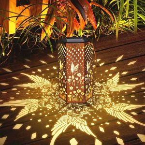 Lampes Solaires &Agrave; Suspendre Pour L'ext&eacute;rieur - 1 Lampe Solaire Pour L'ext&eacute;rieur - Ip65 &Eacute;tanche - Lanterne Solaire Pour L'ext&eacute;rieur - Lampe Solaire En M&eacute;tal Pour Ext&eacute;rieur - D&eacute;coration Ext&eacute;rieure - Neuf