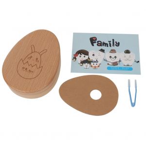 Boite De Rangement En Bois Pour Dents De Lait Pour Enfants (Lapin) - Neuf