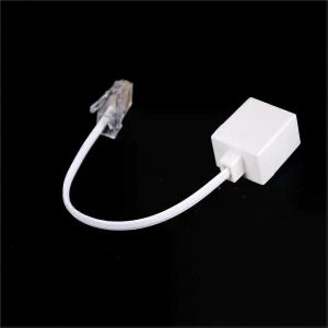 RJ11 6P4C Femelle À Ethernet RJ45 8P8C Mâle F/M Adaptateur Convertisseur Câble Téléphone - Neuf
