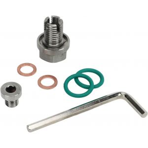 MEVRONISSHOP-Kit de R&eacute;paration de Filetage de Carter D'huile Autotaraudant, Bouchon de Vidange surdimensionn&eacute; en Acier Inoxydable Kits de R&eacute;paration de Filetage de Carter D'huile (M14.1-1.5x15mm) - Neuf