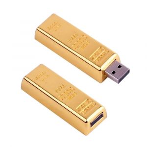 KALPZ-Golden Procureur-Cl&eacute; Usb 2.0 En M&eacute;tal, 4 Go, 8 Go, 16 Go, 32 Go, 64 Go, 128 Go, M&eacute;moire Flash, Disque, Cadeau,A,128 Go - Neuf
