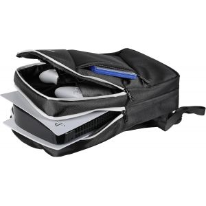 ChenQuanSarl-Mythics Sac À Dos De Rangement Et Transport Titan Console Et Accessoires Ps5 - Volume 16 L - 30 X 10 X 47 Cm - Noir Et Blanc - Neuf