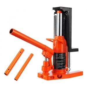 Cric Hydraulique-Duoku-Vérin Simple Face de 2,5 T-Hauteur de la Pointe de 0,8 à 5,3 Pouces - Neuf