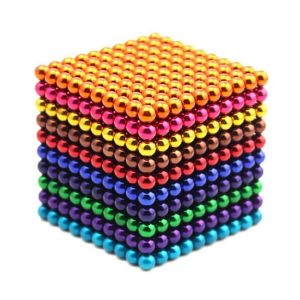 216 Pi&egrave;ces 3mm 1000pcs 5mm Jeu De Boules Magn&eacute;tiques Aimant Magique Cube Jouet De Construction Pour Le Soulagement Du Stress M&eacute;lange 6 Couleurs - Neuf
